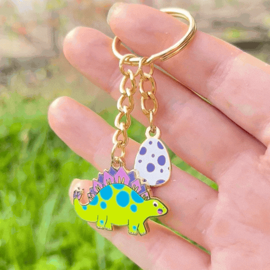 Uh Oh Green Stego & Egg Charm