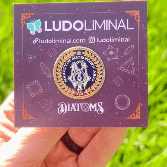 Diatoms Secret Society Pin