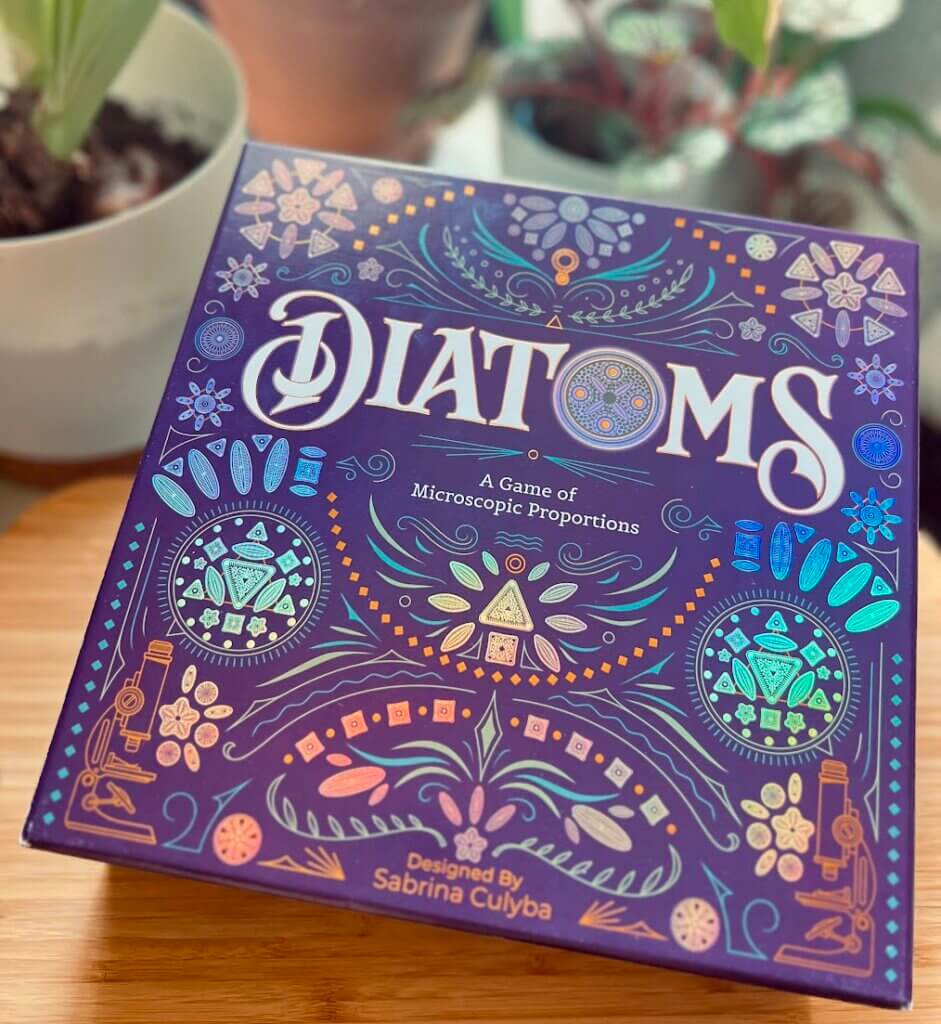 Diatoms - Gorgeous Box Cover in Front of Windowsill cropped